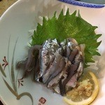 アオニサイ - 小鰯の刺身