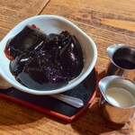 神田伯剌西爾 - ☕漆黒色のコーヒーゼリー