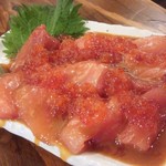 マグロマート - 本マグロ切り落としの雲丹醤あえ