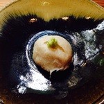 隆兵そば - H27.5　そばがき（山葵醤油ﾊﾞｰｼﾞｮﾝ！）