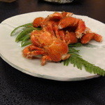 割烹の宿 美鈴 - 塩茹でヤドカリ