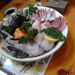 The　dining　YOSA八右衛門 - 鍋②メジナ　なんかエーリアンみたいに