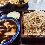 そば処 満留賀 - 料理写真:(2026/8月)純手打ちそばの豚肉せいろ