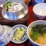 大黒屋 道後店 - 釜飯（鯛）セット　　　混ぜちゃいました