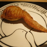 神保町 傳 - 27年5月　傳タッキー　薄い豆、もち米