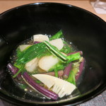 神保町 傳 - 27年5月　山の味　富士山12種類の山菜