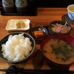 旬彩 ながや - ランチのごはん