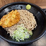 駅そば 濱そば - 料理写真:冷やしかき揚げそば(大盛)