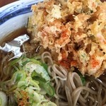 小布施パーキングエリア 下り 軽食・フードコート - 蕎麦が平たく不ぞろい?でも美味しい