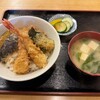むらこし食堂 - 天丼(上) 1,177円、味噌汁165円