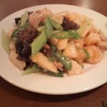 同源楼 - 塩炒めを青唐辛子炒めに