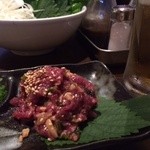 牛角 - ユッケのなめろう風