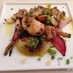 窯蔵 - ランチメニュー　メイン②　鶏肉と蕪お野菜たっぷり