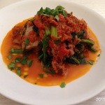 窯蔵 - ランチメニュー　メイン①　ほうれん草たっぷり