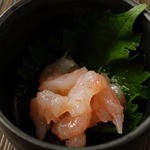 日本酒バル 方舟プラチナ  - 甘海老の塩辛