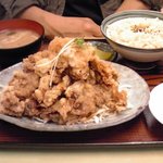 千草 - 豚天のおろし添え定食