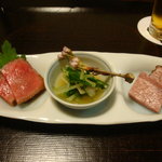 京洛肉料理 いっしん - 三種盛り