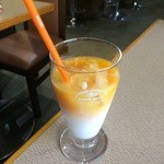 Indian Restaurant D SAGARMATHA - 201505  サガルマータ ★ディナーセット（チキンカレー・激辛・1050円）★マンゴーラッシー