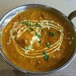 Indian Restaurant D SAGARMATHA - 201505  サガルマータ ★ディナーセット（キーマエッグ・辛口・1050円）★キーマエッグ