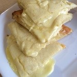 Indian Restaurant D SAGARMATHA - 201505  サガルマータ ★チーズナン（550円）★