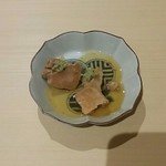 鮨 はしもと - 名店の味を受け継ぐアン肝！甘く味付けされた絶品の一品