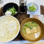 すき家 - 料理写真:良いコンビ 食べ方は自動的に座頭市になる