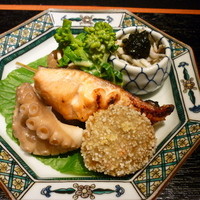 高麗橋桜花 - 炊き合わせと焼き魚