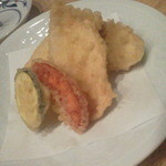 手打ちうどん ほそ井 - 鶏天