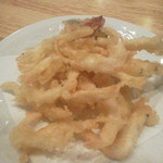 手打ちうどん ほそ井 - 白魚の天婦羅