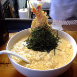 讃州手打ちうどん 我龍 - 大海老天とじ