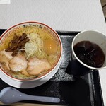 中華そば専門 田中そば店 - 料理写真:冷やかけ中華そば+味付玉子+ドリンクセット