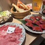 しゃぶしゃぶ すき焼き寿司カニ 食べ放題 和牛とマグロ 難波駅前店 - 