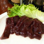 今久 - 鮮度バツグン！レバー刺身（４２０円）