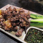 看板メニュー①地鶏もも焼き