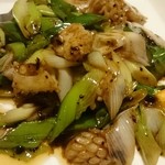 福華 - イカの豆チ炒め。