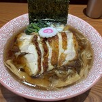 らぁめん 生姜は文化。 - 「鶏チャーシュー増醤油生姜らあめん」¥1200