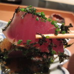 日本料理 晴山 - 鰹はもちろん臭み無く、爽やかな旨みを楽しみました。