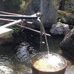 峠の茶屋・最上屋 - 最上川源流の湧き水