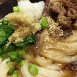 Udon Shokunin Sanuki Men Nosuke - 肉ぶっかけ 薬味トッピング