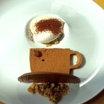 ブルガリ イル・リストランテ ルカ・ファンティン - カプチーノというメニューで飲み物の方を予想していたらまさかのこれでびっくり೭੧(❛▿❛✿)੭೨