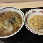 定食や・中華そば 代一元 - 料理写真:もやしラーメンセット950円