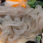 バーミヤン - バーミヤン 白金台店 シビ！辛！冷やし麻辣湯で選んだチュルチュル食感の春雨麺