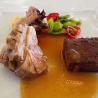 シンフォニー東京湾クルーズ - お肉コースのメインディッシュ