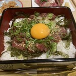 SUMIBIX - ネギトロ定食のマグロの丼