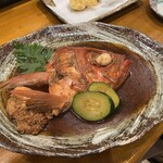 和食屋よねやま - 金目鯛カブト煮