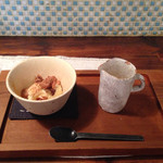 cafe zakka  hinatabocco - デザートはアフォガード。