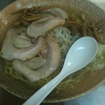 覆麺 智 - カキと白ワインの塩ラーメン