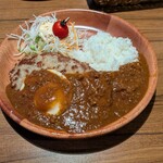 びっくりドンキー - 料理写真:エッグカリーバーグディッシュL