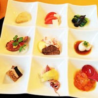 懐石料理 はし本 - 八寸（9種類の季節感ある盛り合わせ）