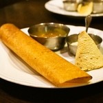 アーンドラ・ダイニング - 2015.5 マサラドーサ、パパド、チャトゥニ、サンバル